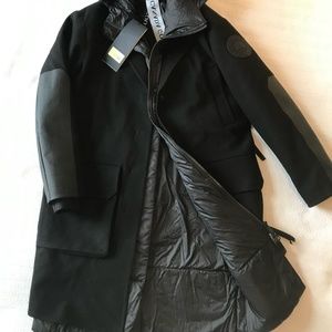 CANADA GOOSE VIEDMA 4-IN-1 COAT (Color: Black)
